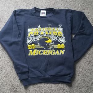1997 Michigan National Champs Sweater